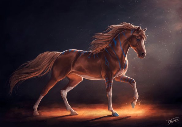 Horse Digital Art