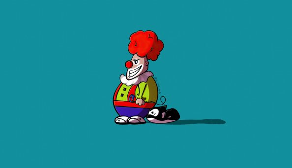Circus Joker Minimalism
