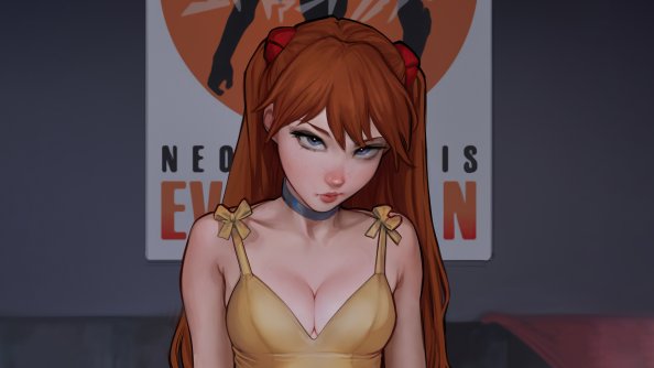 Asuka Langley Soryu Neon Genesis Evangelio 5k