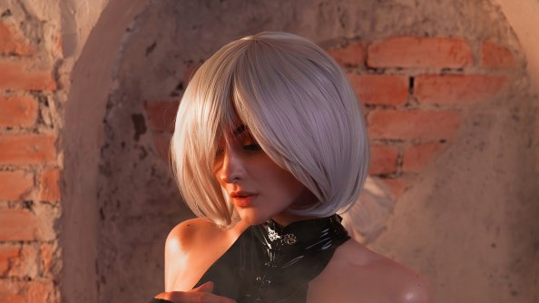 Nier Automata Cosplay Girl 4k