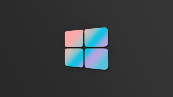 Windows 10 Logo Gray 4k