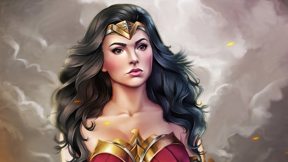 Wonder Woman Looking Away