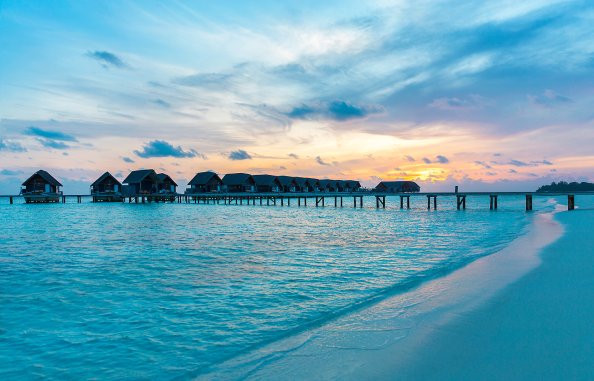 Maldives Resorts Huts Over Water