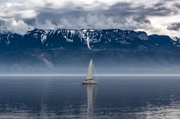 Sailboat Seascape Landscape