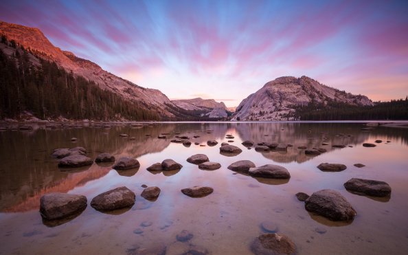 Yosemite Rocks Reflections