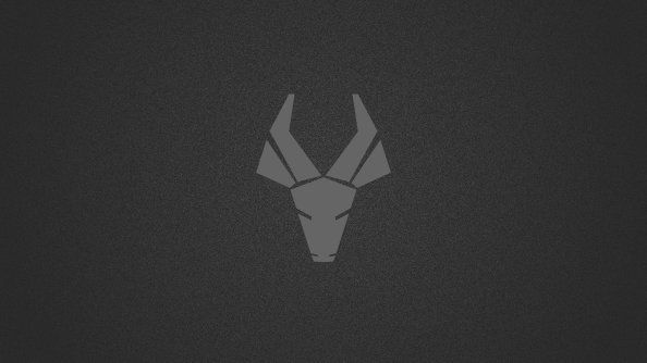 Deer Logo Dark Minimalism 4k