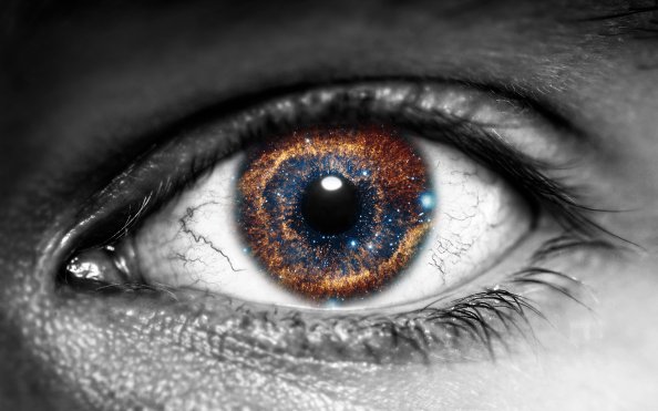 Galaxy Inside Eye