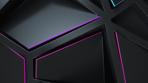 Metal Shapes Abstract 4k