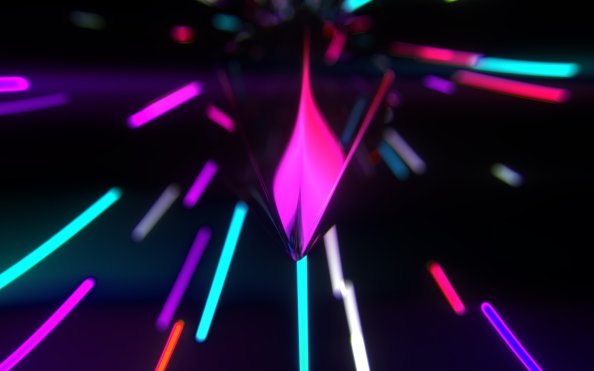 Neon Glow Abstract