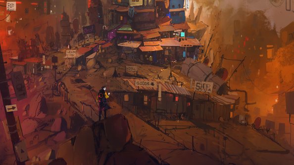 Tower City Adventure Science Fiction 4k