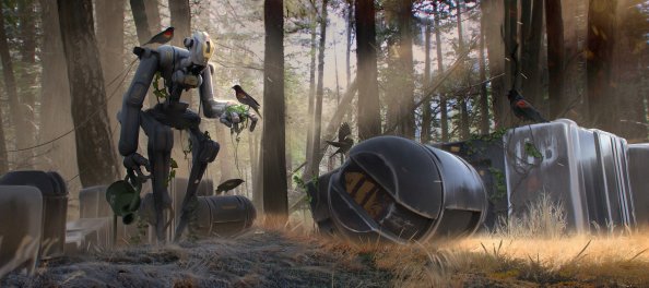 Robot Morning Times 4k