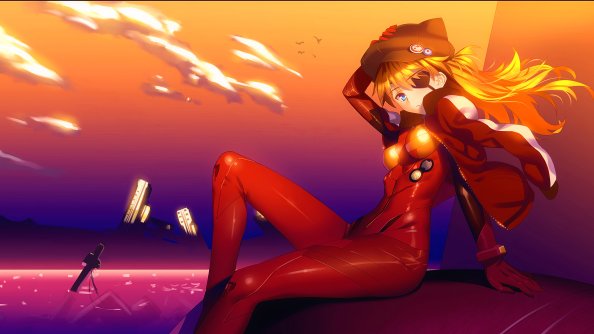 Asuka Langley Soryu Anime 4k