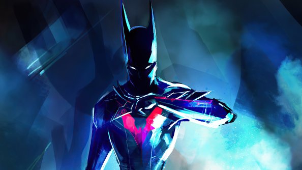 Batman Beyond Sketch Artwork 4k