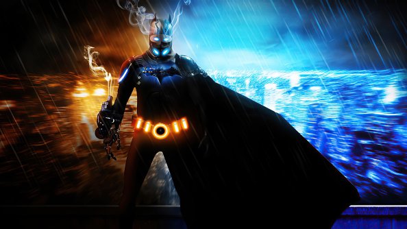 Cyberpunk Batman 4k
