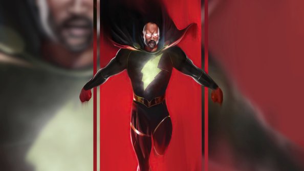 Black Adam Character Illustration