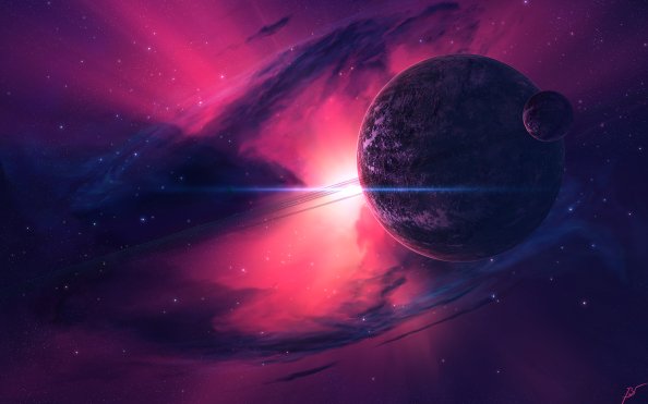 Nebula Pink Planets