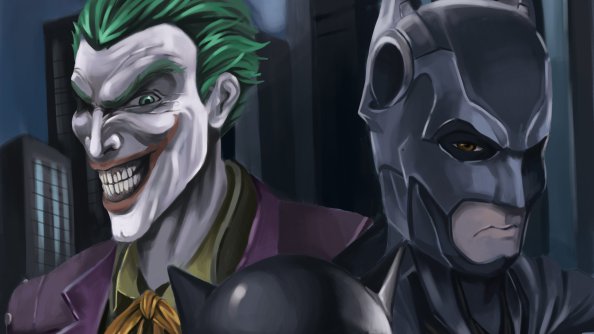 Batman And Joker Artwork