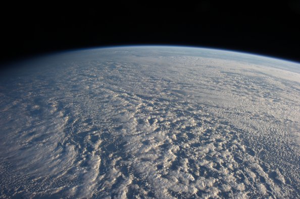 Space Clouds Orbital Stations 4k