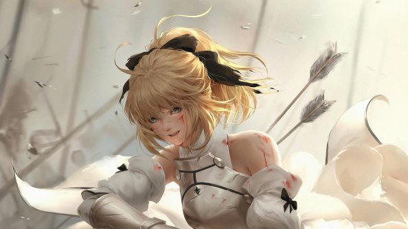 Saber Lily Fate Grand Order 4k