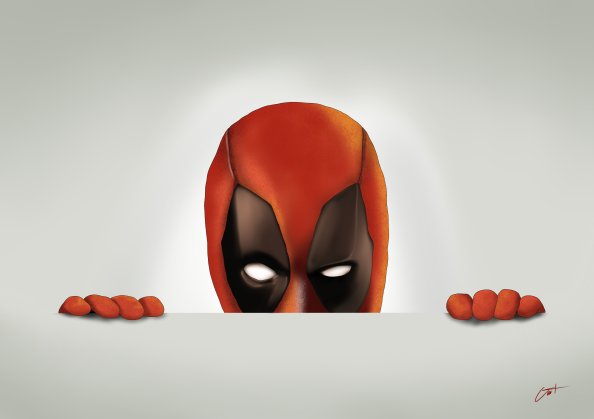 Deadpool Peeking