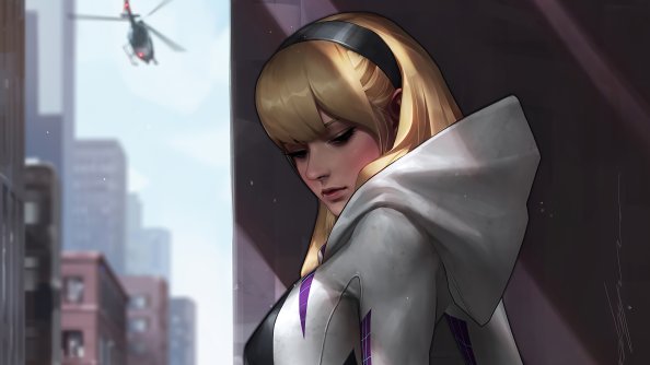 Gwen Stacy Artwork 4k 2020