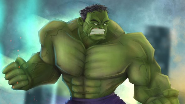 Green Hulk Artwork