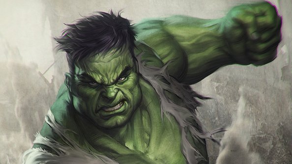 Hulk Angry Art