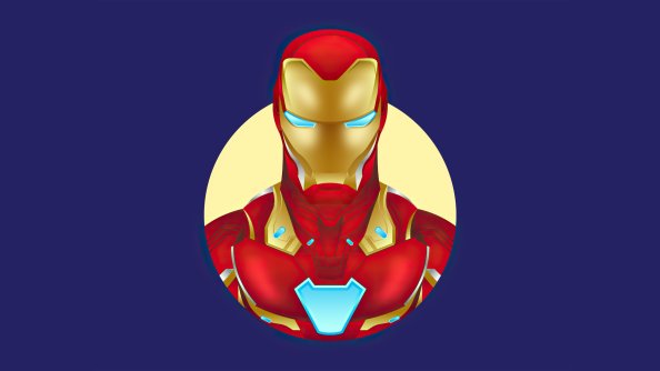 Iron Man Minimalism 4k 2020