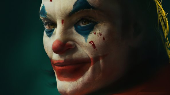 Joker Smiling Closeup