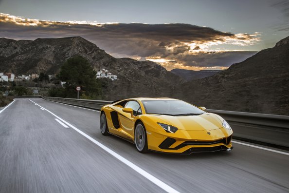 Yellow Lamborghini 4k