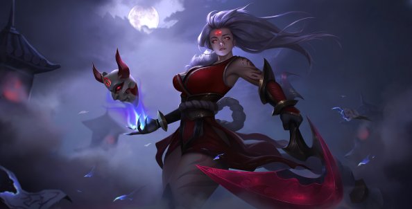 League Of Legends Doujin Scarlet Moon Diana 5k