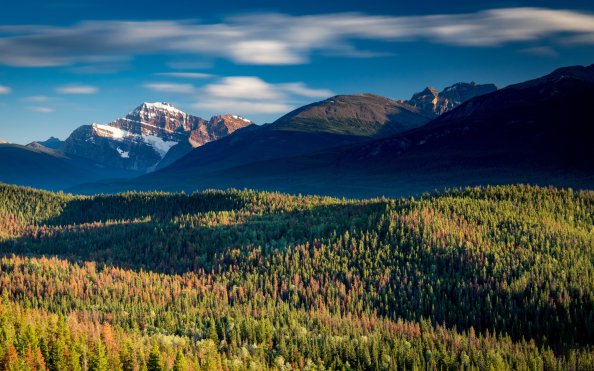 Canada Mountains Forests Parks 4k