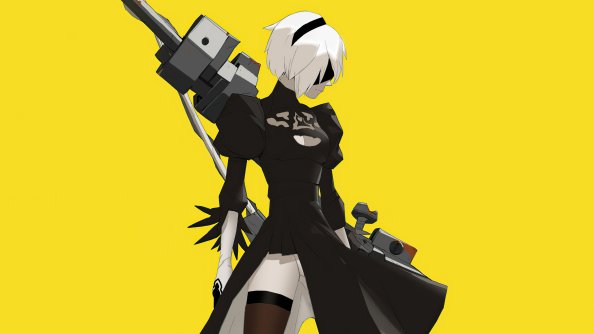 Nier Automata Sketch Art 4k