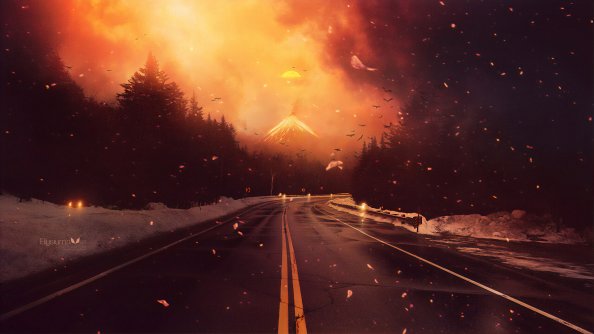 Volcano Road 4k