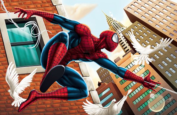 Spider Man 2020 Artwork Birds