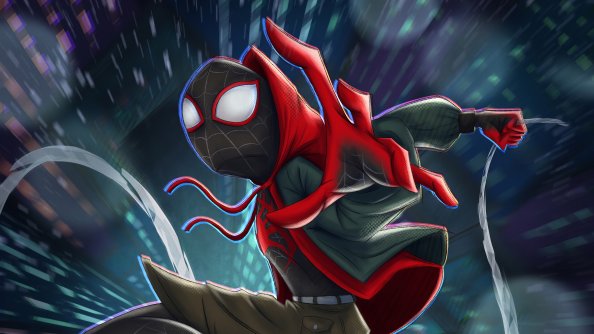 Spider Man On Art 4k
