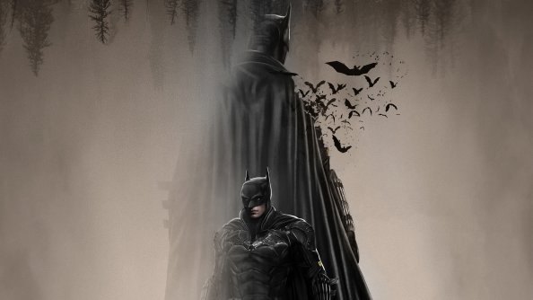 The Batman In Dust 4k