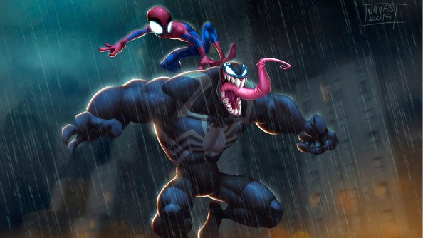Chibi Venom Spiderman