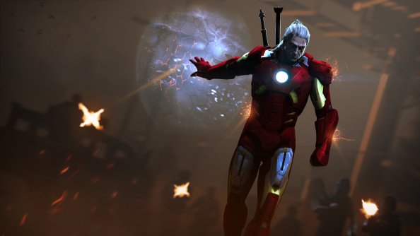 The Witcher As Iron Man 4k
