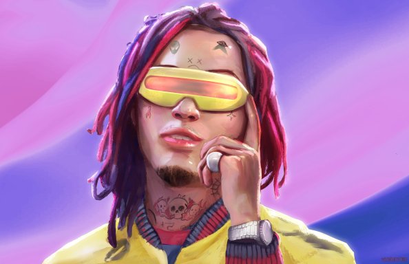 Lil Pump As Cyclops Artwork 5k