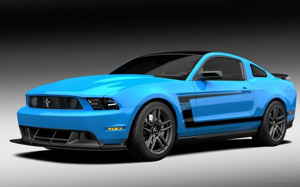 Muscle Blue Car