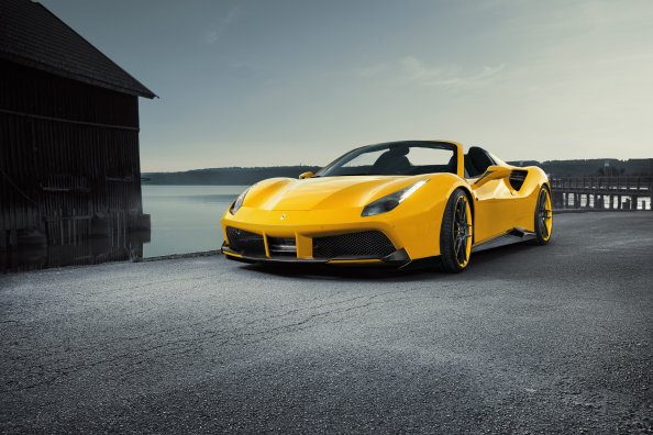 Novitec Ferrari Spider 488 Yellow Roadster