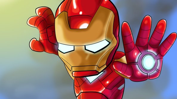 Iron Man Kid Cosmic Art