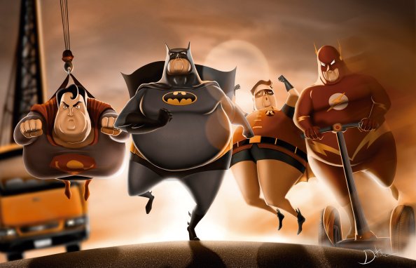 Fat Superheroes
