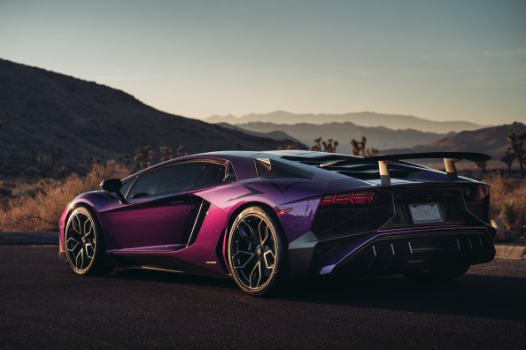 Lamborghini Aventador LP 750 SV Rear View