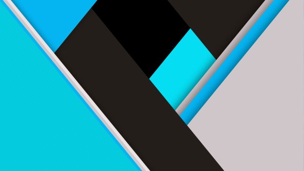 Blue Green Material Design Abstract 8k