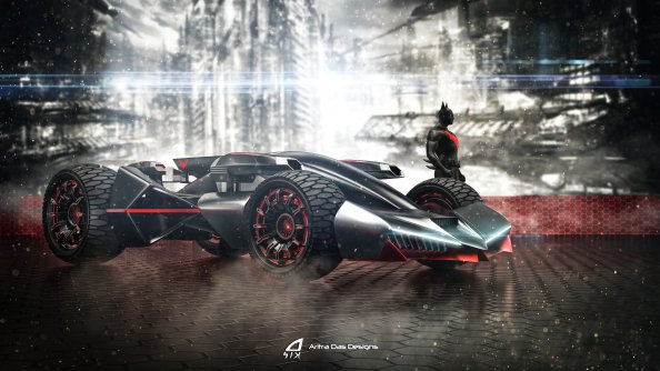 Batmobile Beyond 4k