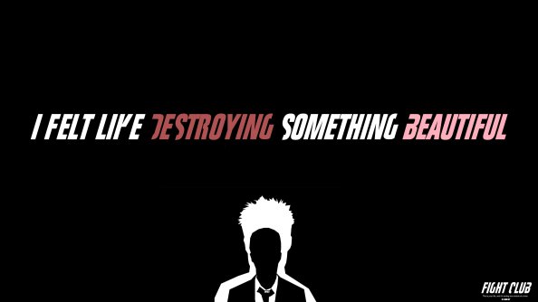 Fight Club Typography