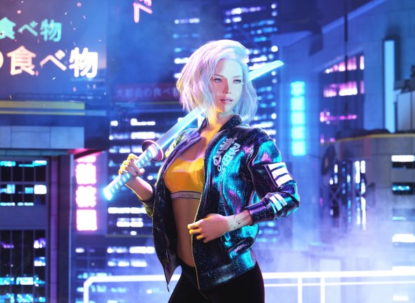 Cyberpunk 2077 Girl 4k 2020