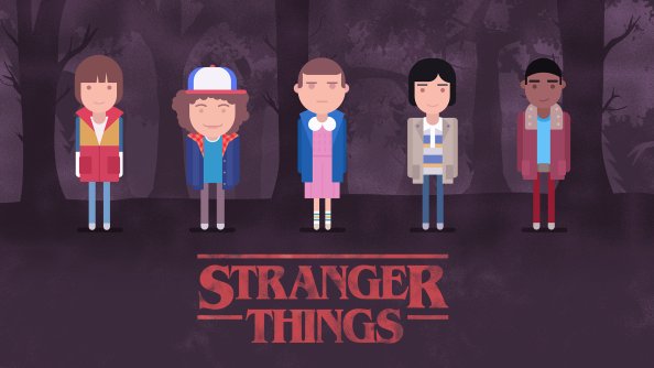 Stranger Things Minimalism 4k